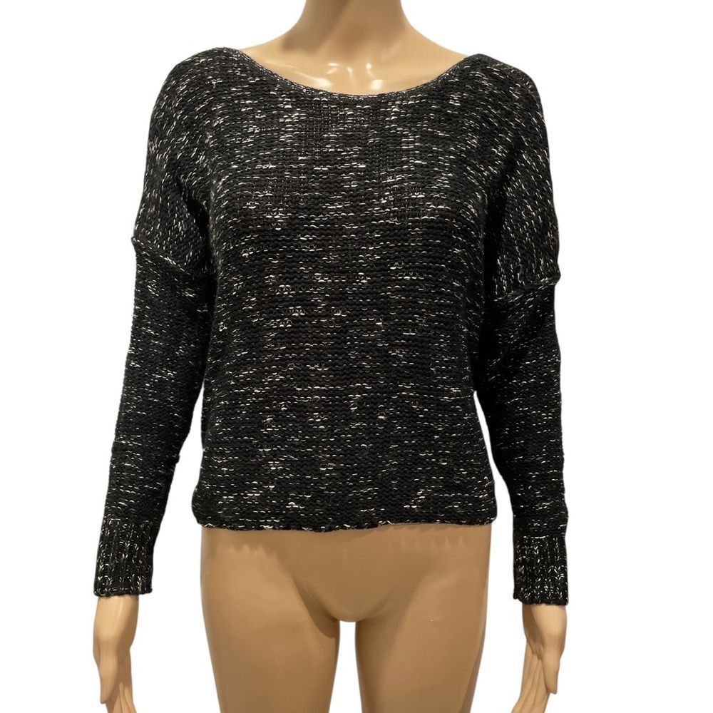Abound Black Women's Open Back Sweater size L
